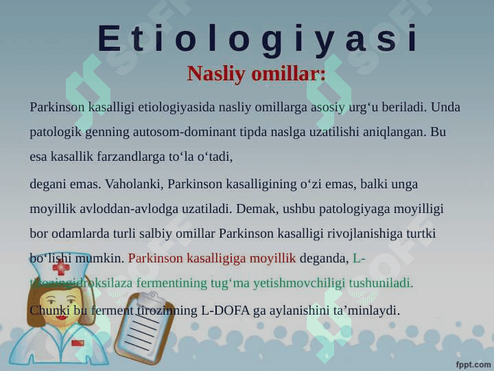 Parkinson
 kasalligi 8