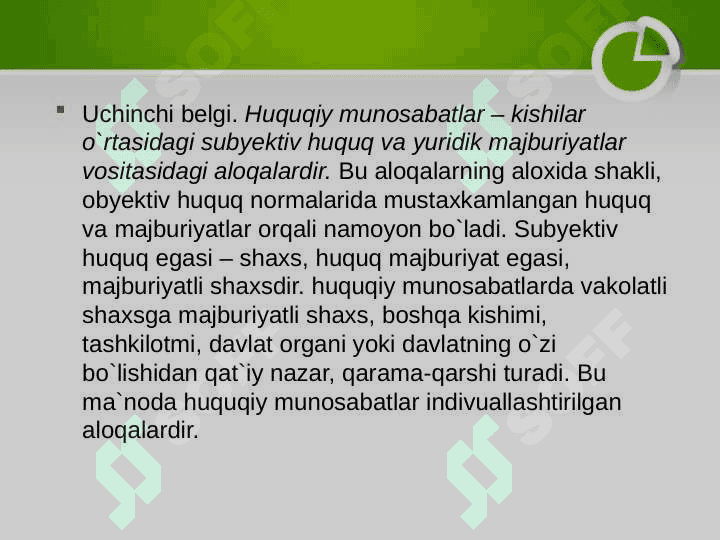 Huquqiy munosabat 7