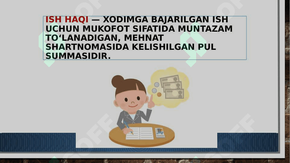 Mehnatga haq to‘lash va intizom 4