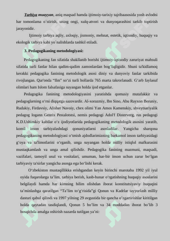 PEDAGOGIKA FANINING MAQSAD VAZIFALARI 4