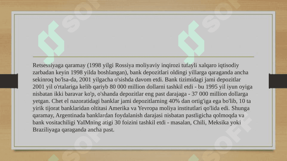 Argentina bank tizimi 4