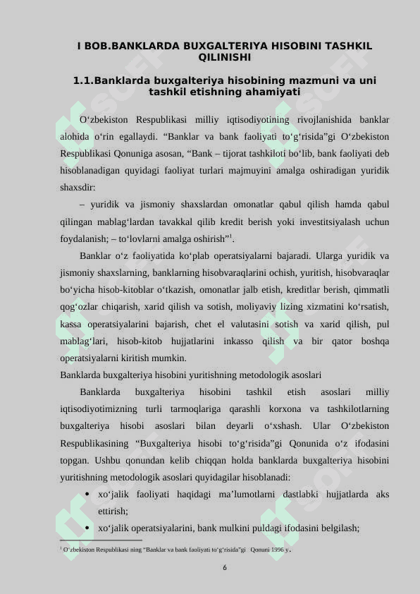 Bank balansi va uning tarkibiy tuzilmasi 6