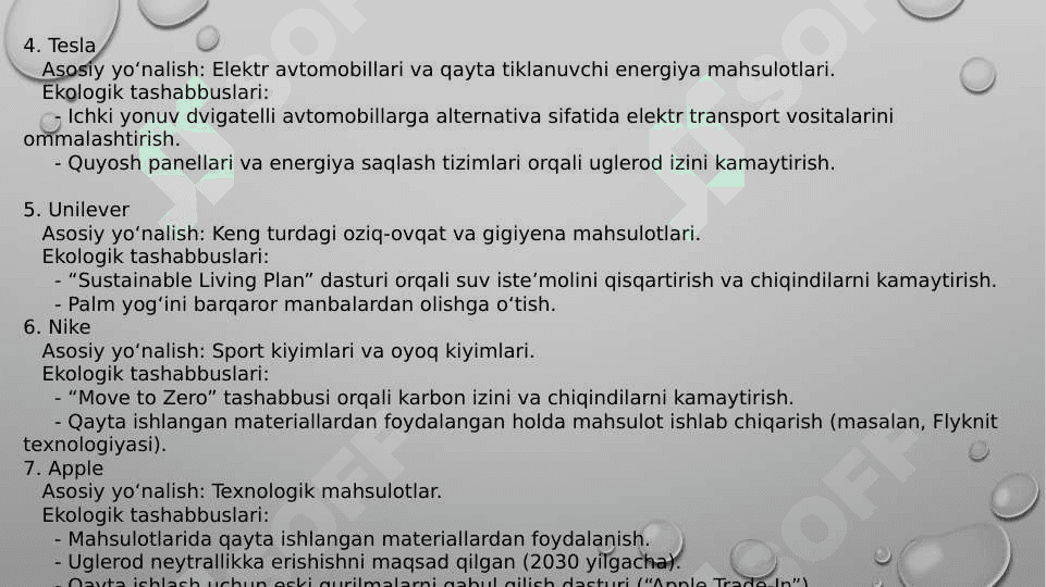 Yashil iste'molchi. "Yashil iste'molchi" 4