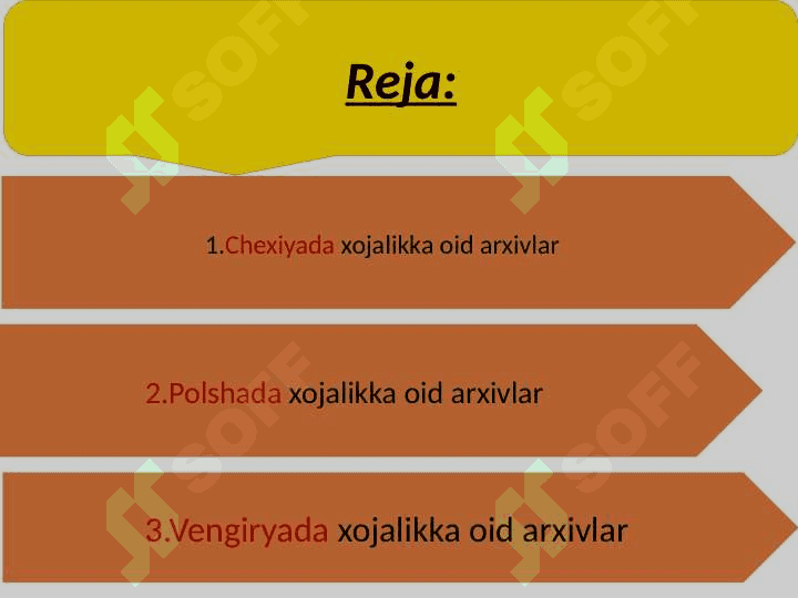 O'rta asrlarda Sharqiy Yevropada xojalikka oid arxivlar 2