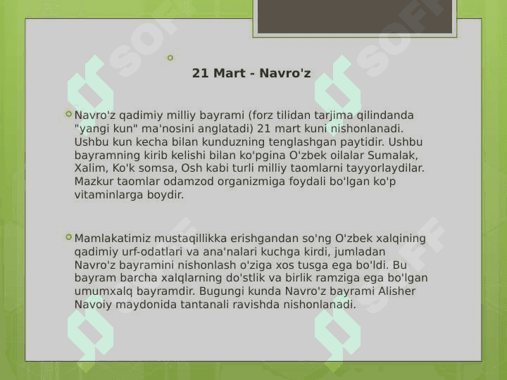O'zbekiston milliy bayramlari 4