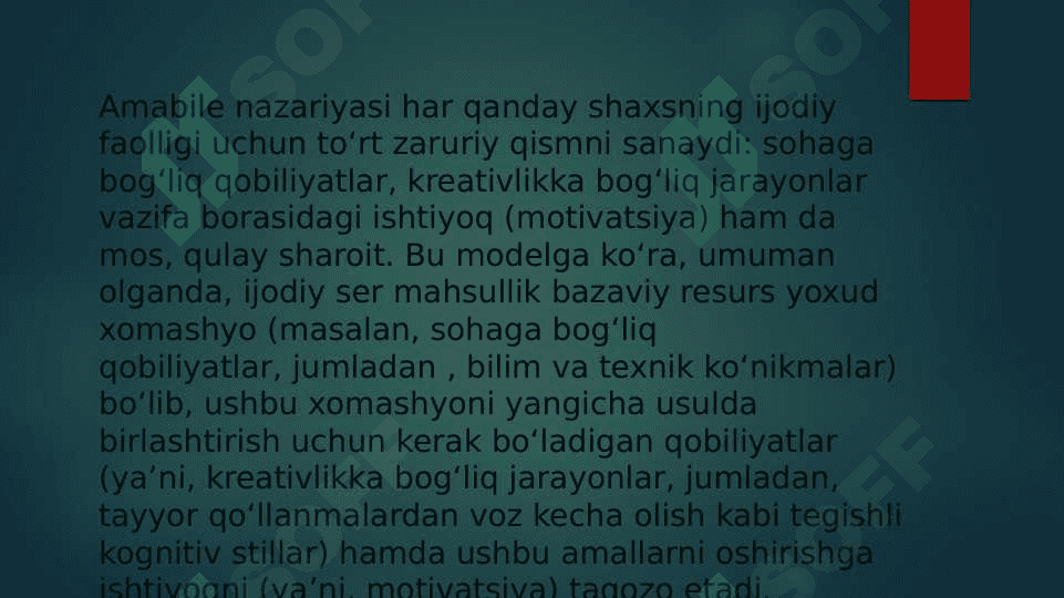 Kreativlik modellari 4