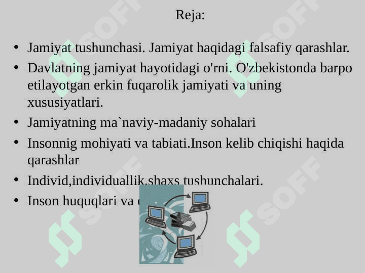 Jamiyat va Inson  falsafasi 2