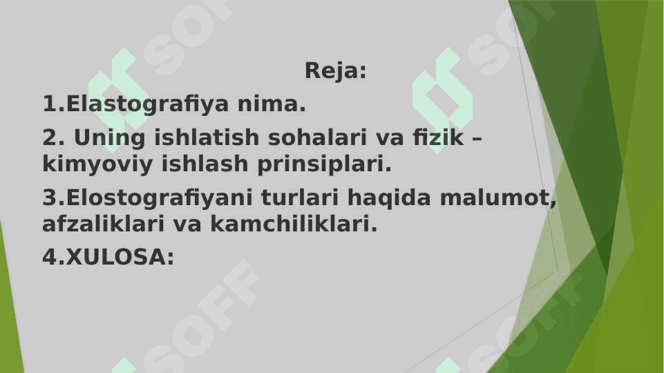 Elastografiya  asoslari. 2