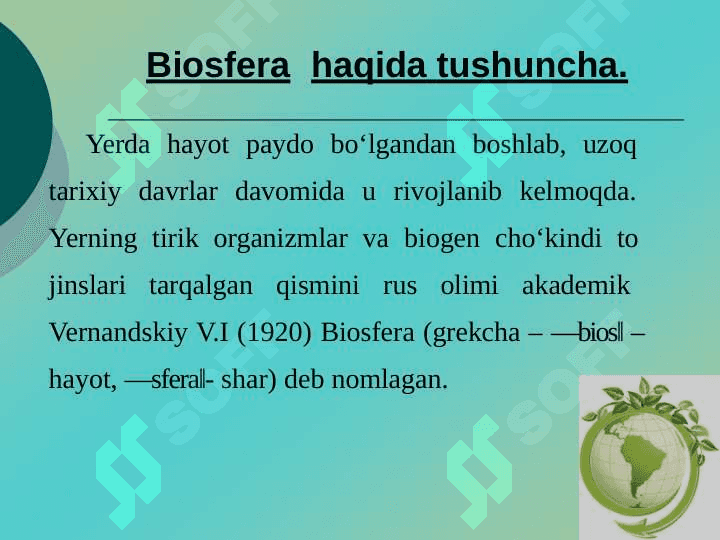 INSON VA BIOSFERA 3