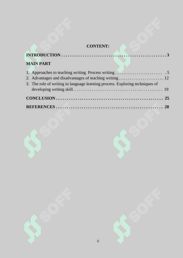 Advantages and disadvantages of a process apporach to teaching writing 2