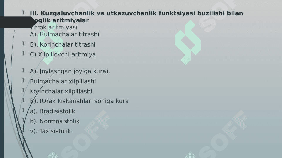 Yurak aritmiyalari 7