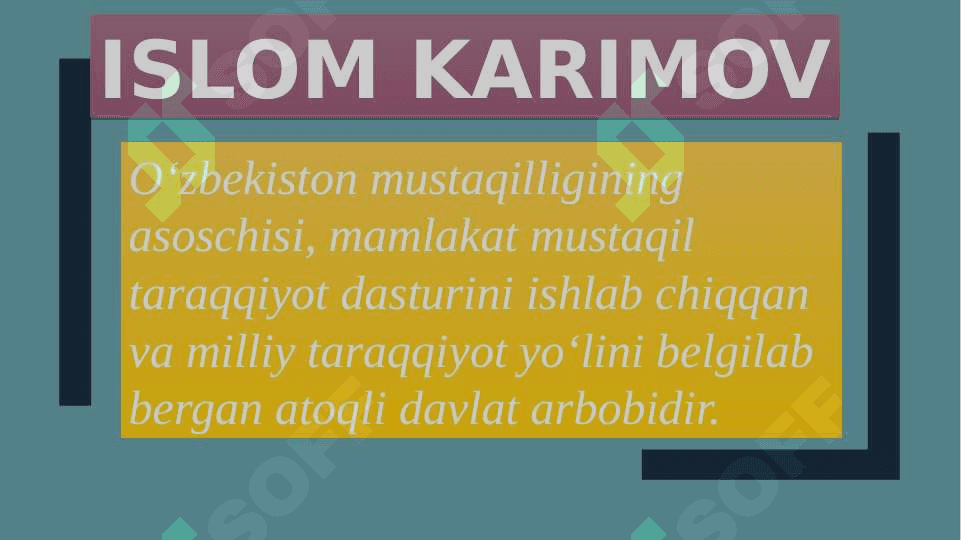 Islom Karimov 2