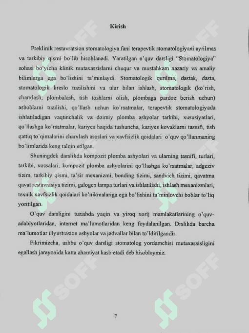PREKLINIK RESTAVRATSION STOMOTOLOGIYA 8
