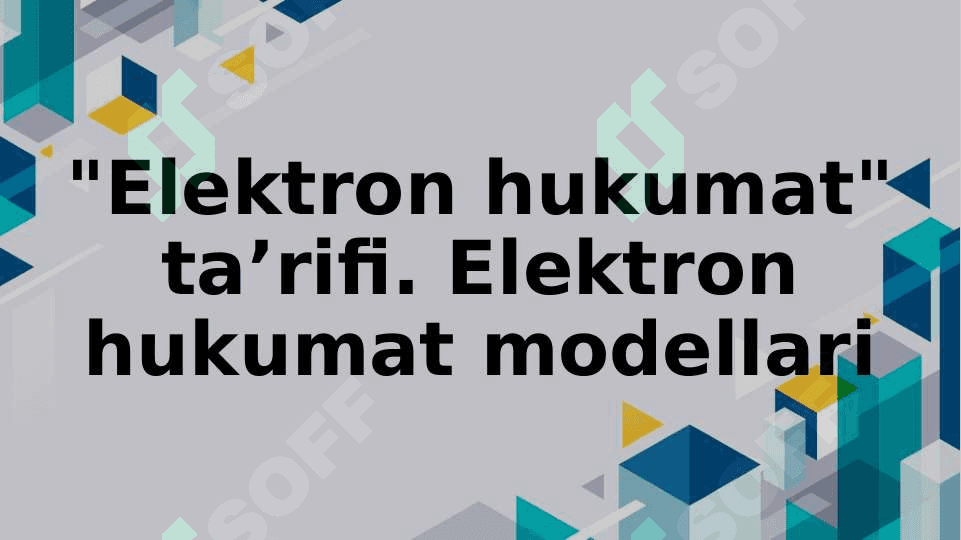 ELEKTRON HUKUMAT 6