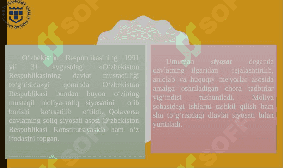 MOLIYAVIY SIYOSAT 5