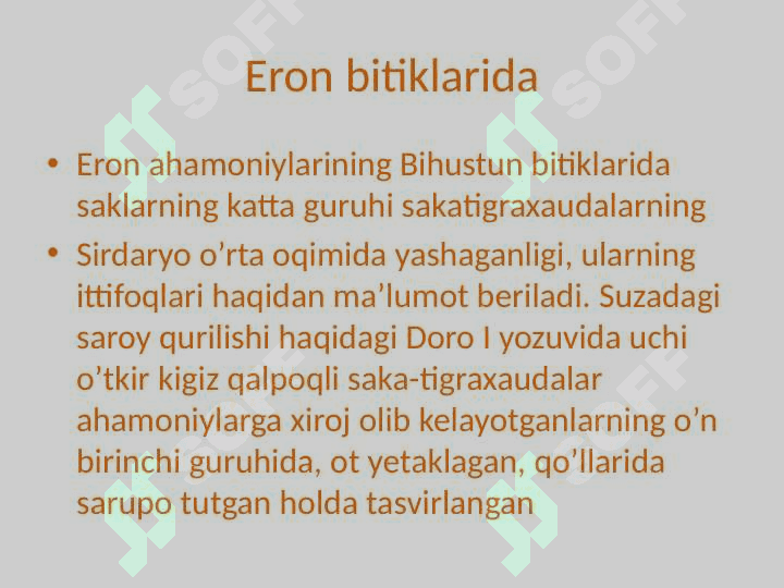 Antik davr tarixchilari asarlarida O‘rta Osiyo xalqlari 4