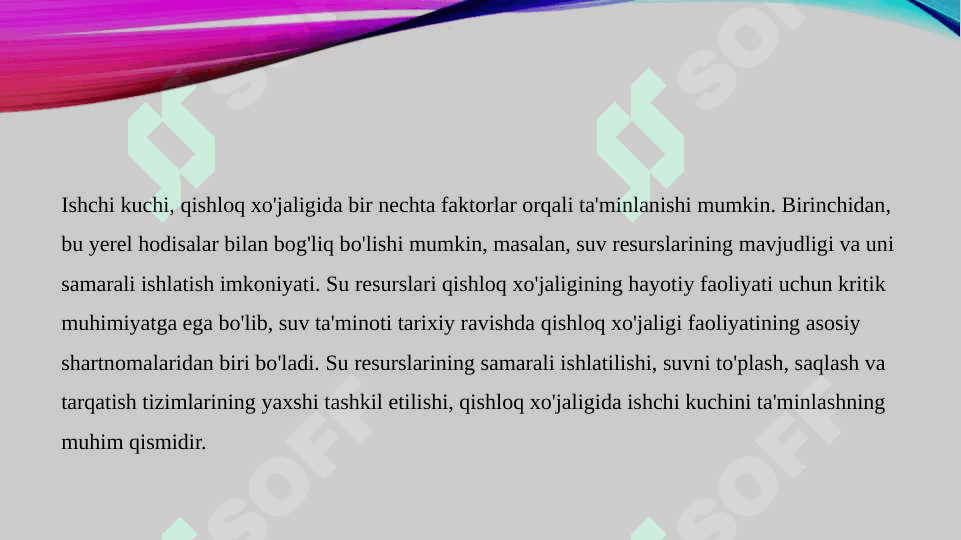 Qishloq xo’jaligida ishchi kuchi bilan ta’minlash 3