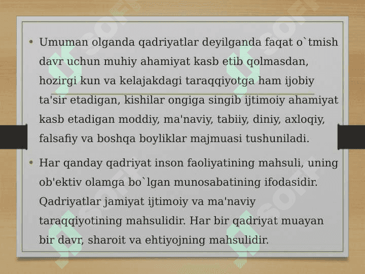 Qadriyatlar falsafasi 3