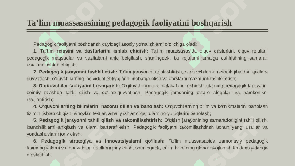 Ta’lim muassasasi menejmenti 8