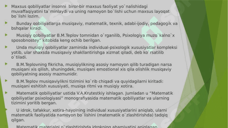 Qobiliyat haqida tushuncha 6
