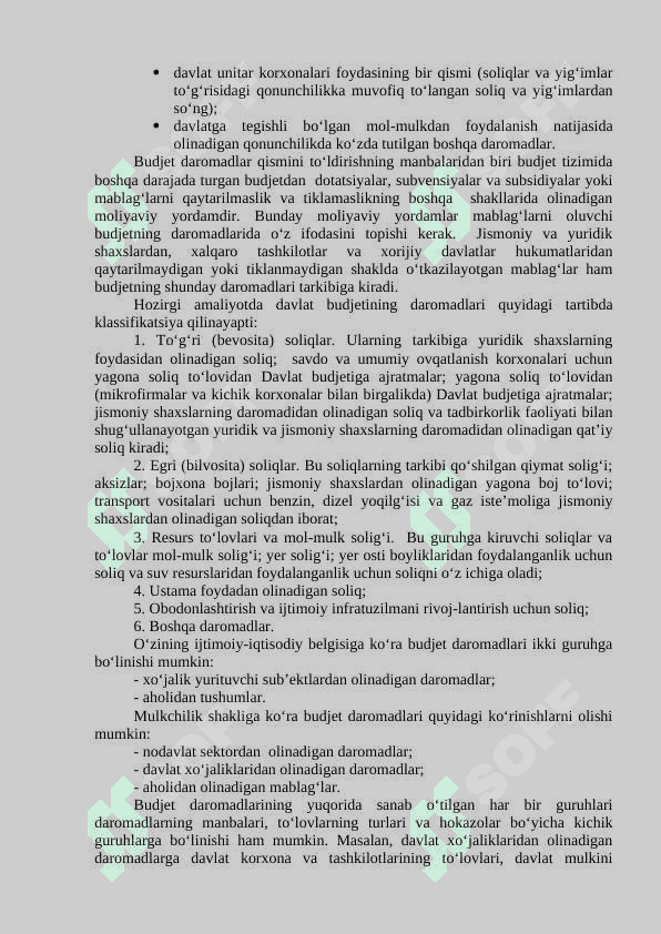 Budjet daromadlari 5