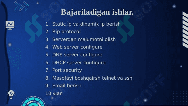 LAN va VLAN tarmoq integratsiyasi 7