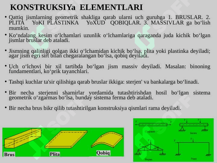 KONSTRUKSIYa  ELEMENTLARI 2