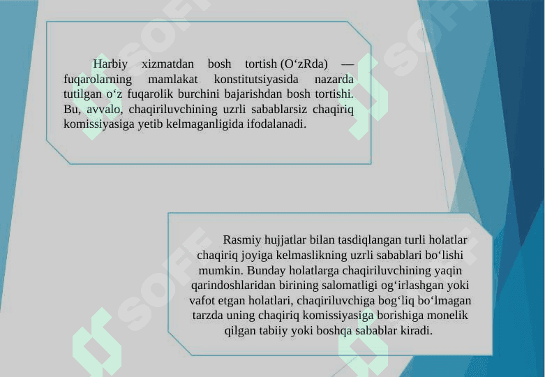 Harbiy yoki muqobil xizmatdan bo‘yin tovlashning jinoiy-huquqiy asoslari 2
