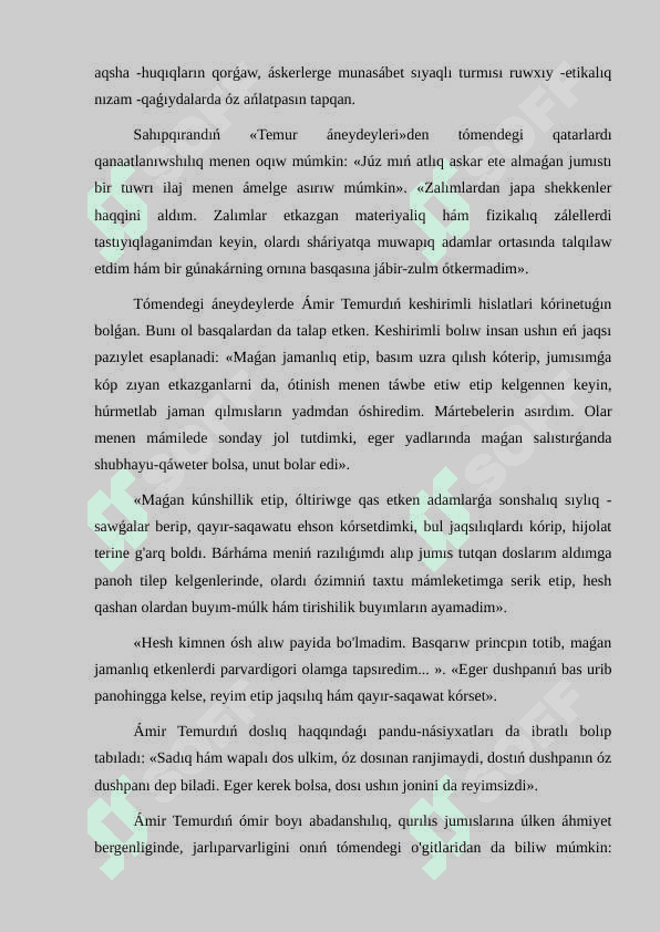 Ámir Temur hám Temuriyler dáwiri arxitekturası 5