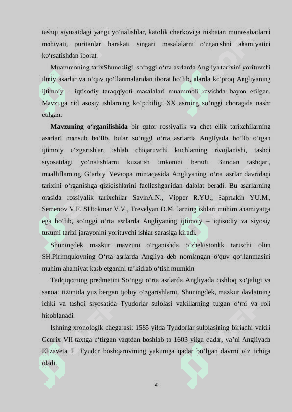 Styuartlar davrida Angliya 4