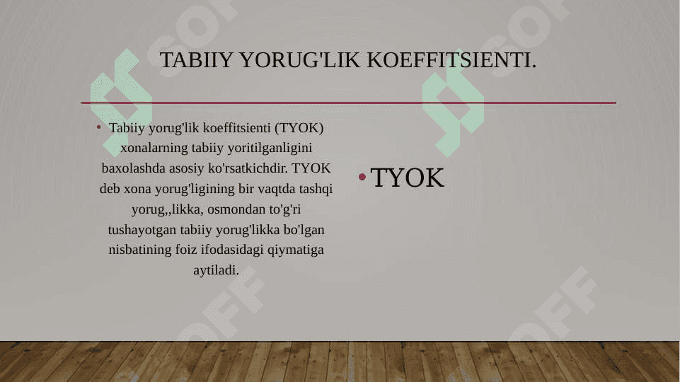 Kasalxona xonalari yoritilganligining ahamiyati. Xonalar insolyasiyasi va yoritilganligining fiziologik va  gigienik ahamiyati. 4