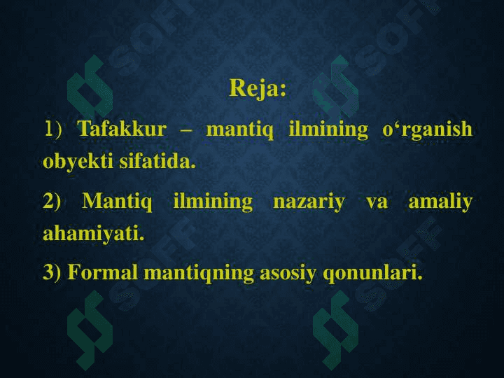 Mantiq falsafasi 2