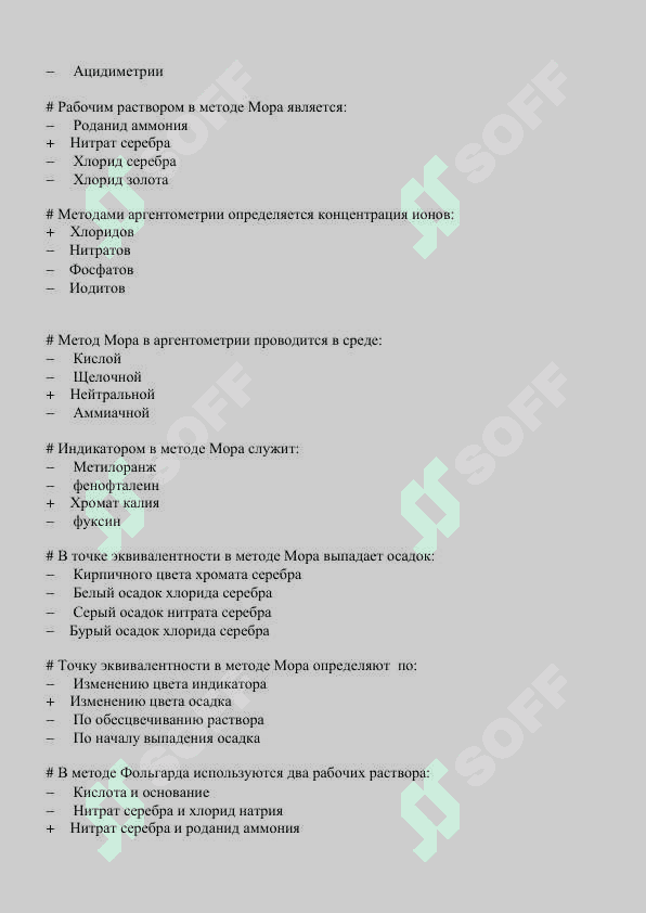 Тести по химии 6