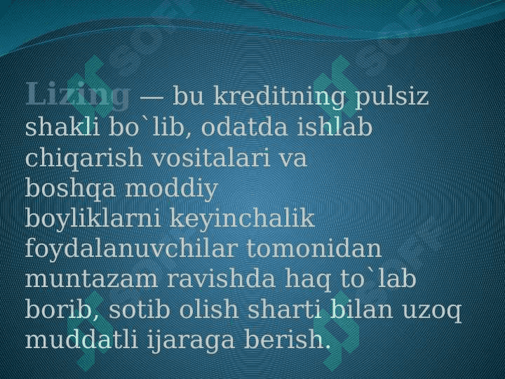 FAKTORING LIZING OPERATSIYALARI HISOBI 2