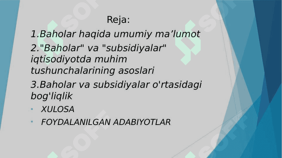 IJTIMOIY SOHADA BAHOLAR VA SUBSIDIYALAR 3