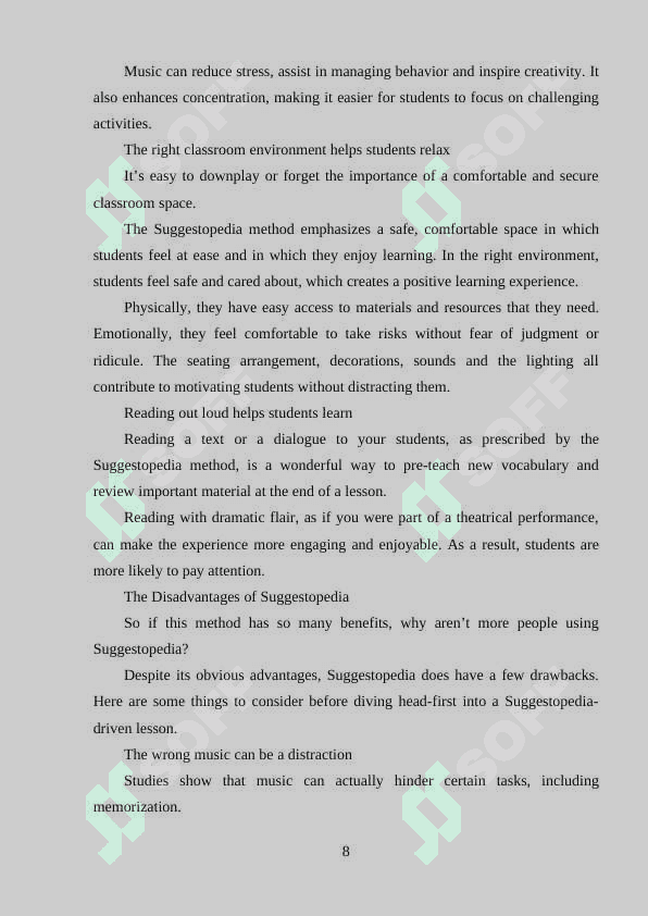 DESUGGESTOPEDIA AS LEARNING STRATEGIES FOR DEVELOPING STUDENTS VOCUBULARY 8