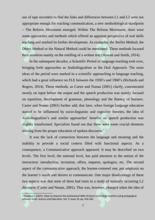 DEVELOPING CREATIVE VOCABULARY BUILDING ACTIVITIES OF A2 LEVEL STUDENTS 7