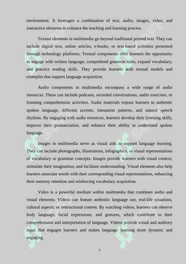 THE ADVANTAGES OF MULTIMEDIA IN TEACHING B2 LEVEL LEARNER 6