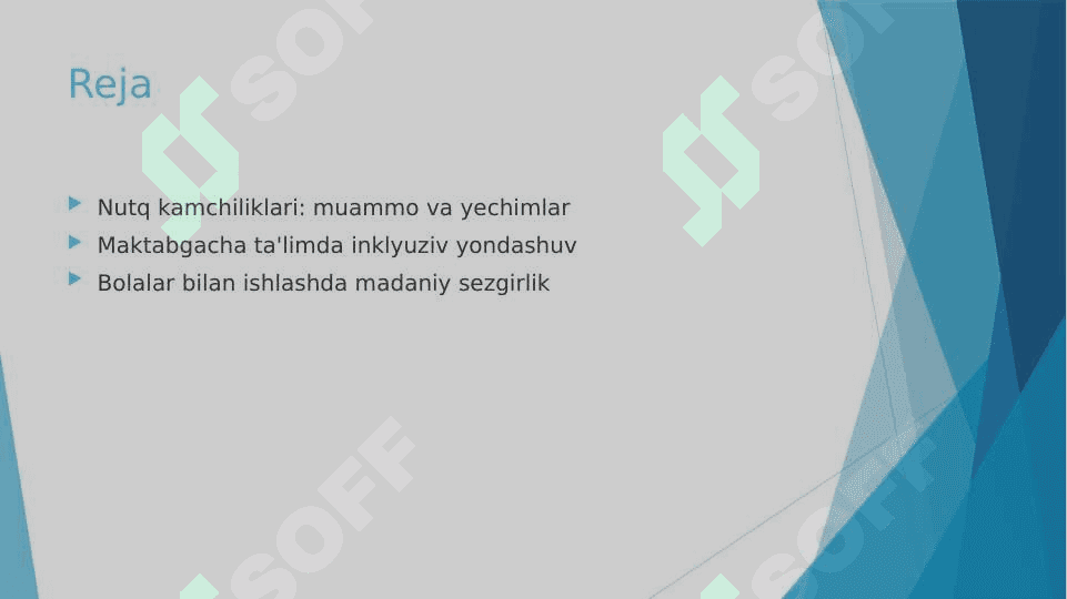 Maktabgacha ta'lim tashkilotida nutq kamchiligi bo'lgan bolalarni qo'llab - quvvatlash 2