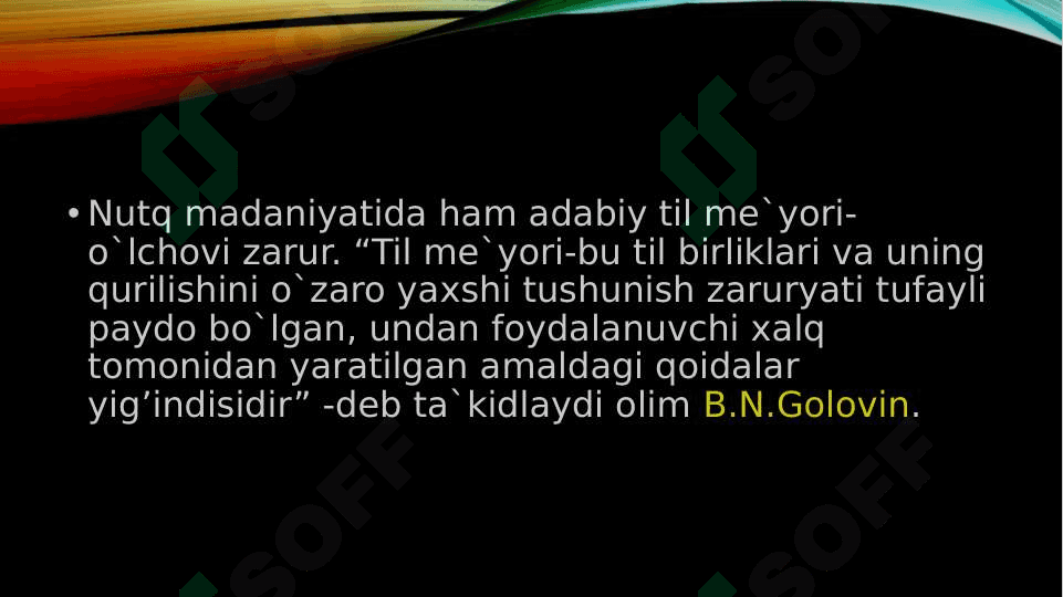 O`zbek adabiy tilining me`yorlari 8