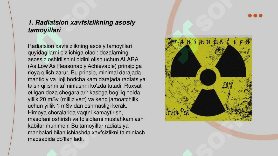 Radiatsion xavfsizlik normalari va qonunchilik 3
