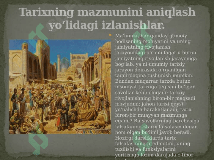 Tarix va zamonamiz 3