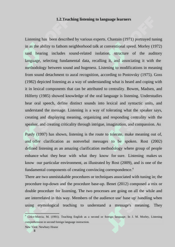 MAKING UP LISTENING EDXERCISES CONRIBUTING course paper 8