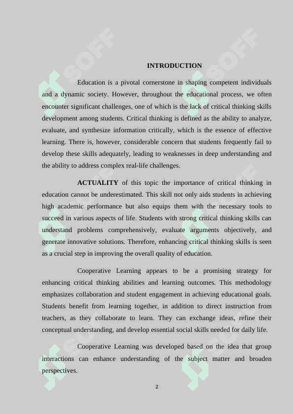 Using cooperative learning to develop problem solving 2