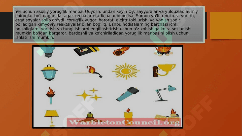YORUGLIKKA QO`YILADIGAN TALABLAR 7