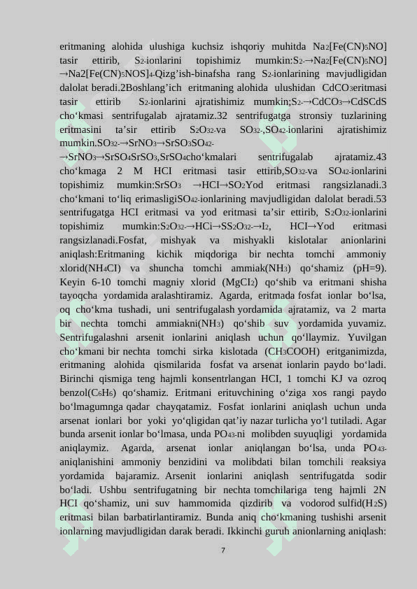 Sifat analizi 7