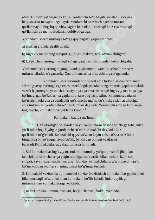Yordamchi so’zlar haqida 5