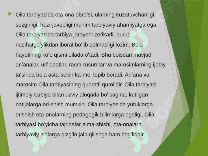 Oilada tarbiya asoslari 4