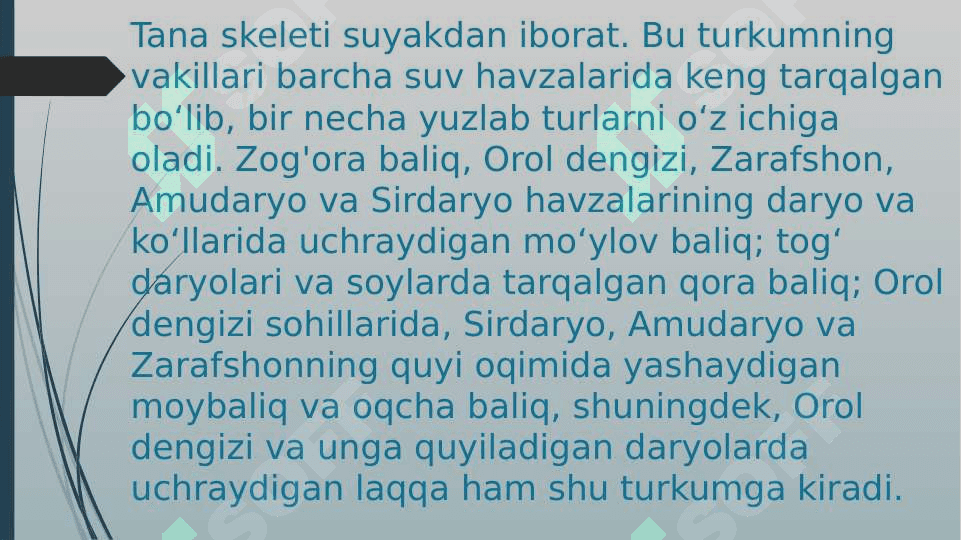 Karpsimon baliqlar sistematikasi 7
