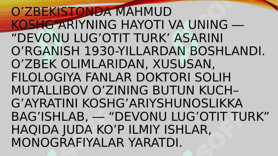 Mahmud Qoshg’ariyning “Devoni lug’atit turk” asari 7